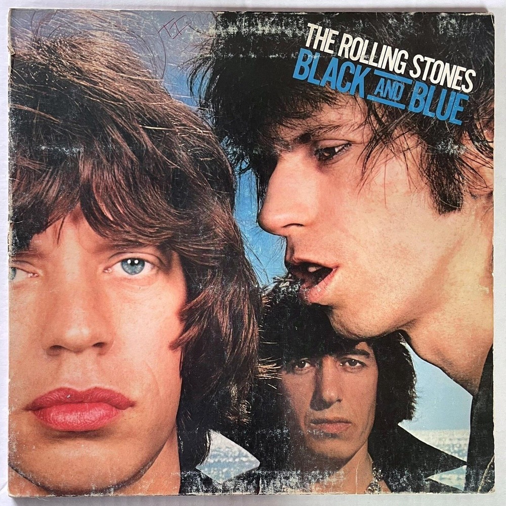 The Rolling Stones Black and Blue Vinyl LP 1976 Gatefold COC 79104 Classic Rock